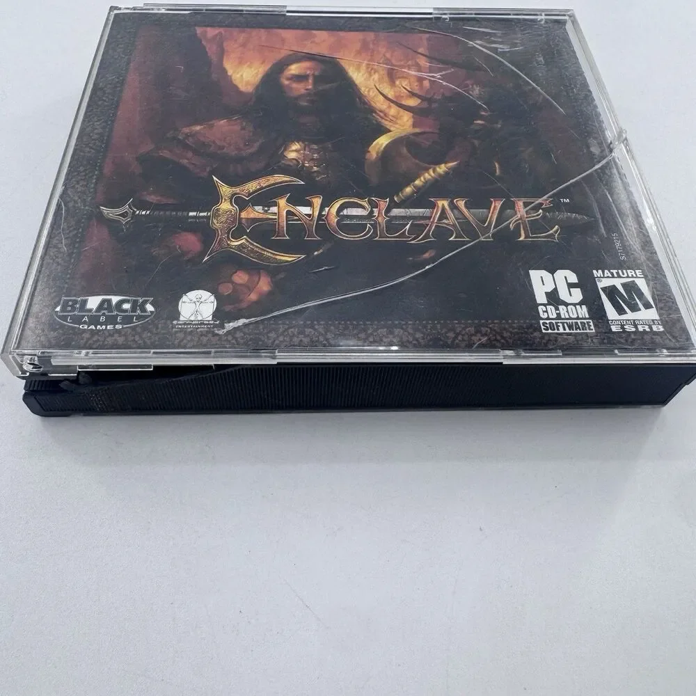 Enclave (PC, 2003) - 3x Disc Set Fantasy  Game Black Label CD Rom Fast Shipping